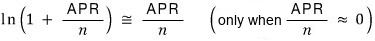 Equation from the original notes