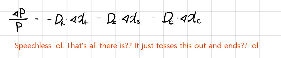 Equation from the original notes
