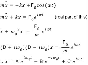 Equation from the original notes
