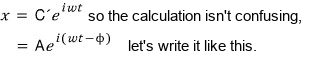 Equation from the original notes