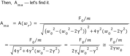 Equation from the original notes