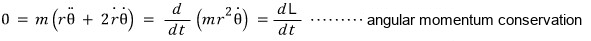 Equation from the original notes