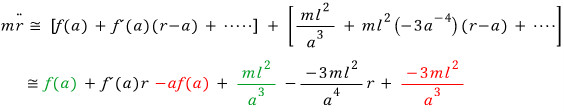 Equation from the original notes