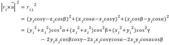 Equation from the original notes