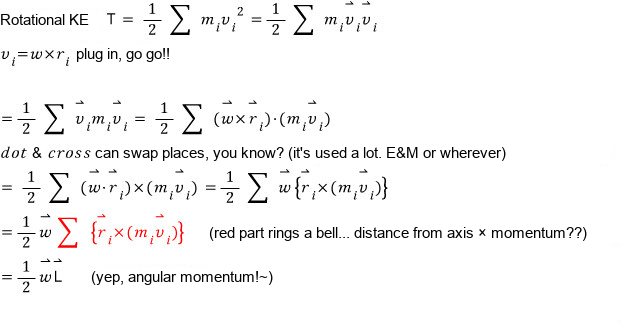 Equation from the original notes