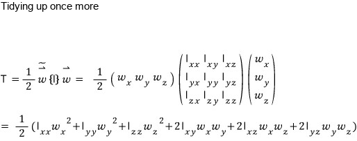 Equation from the original notes