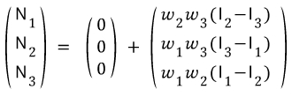 Equation from the original notes