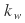 k_w