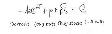 Equation from the original notes