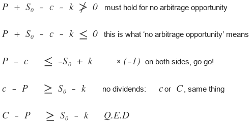 Equation from the original notes