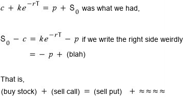 Equation from the original notes