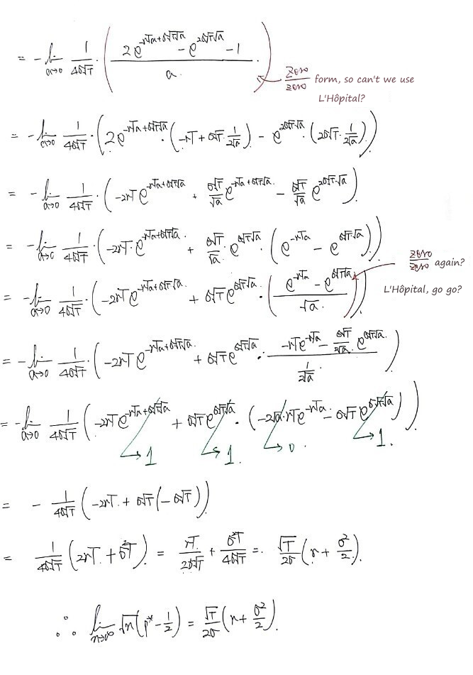 Equation from the original notes