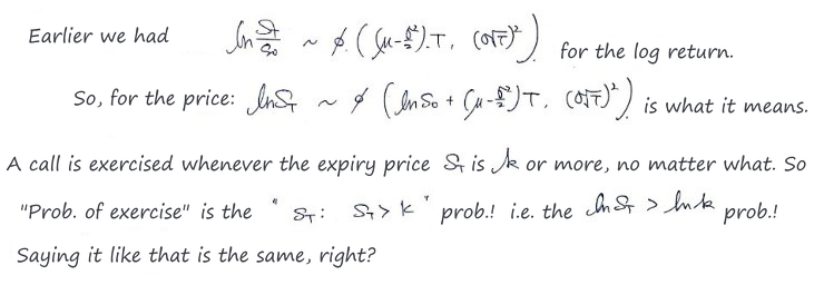 Equation from the original notes