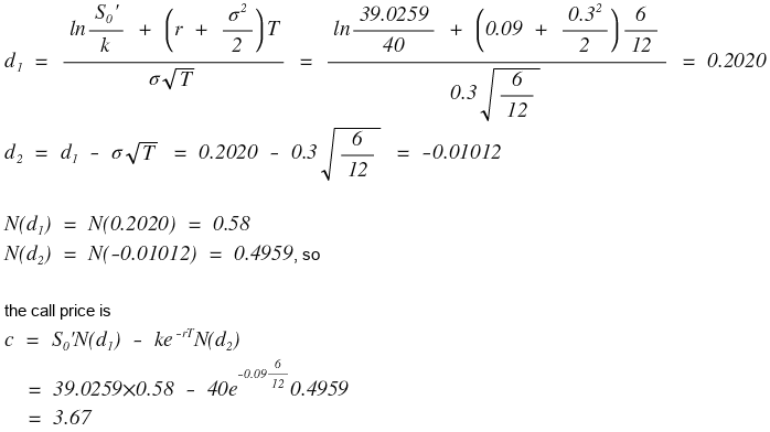 Equation from the original notes