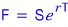 F = S e^(rT)