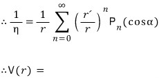 Legendre generating series for the inverse source-to-field-point distance