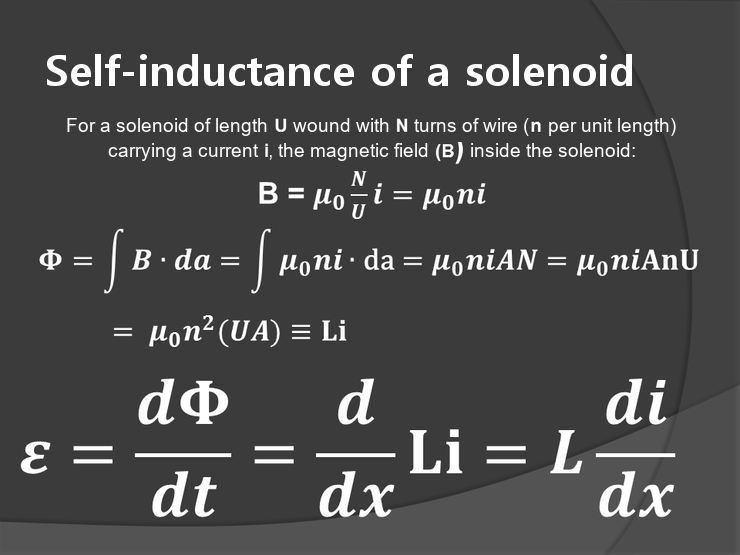 Equation from the original notes