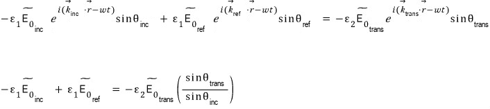 Equation from the original notes