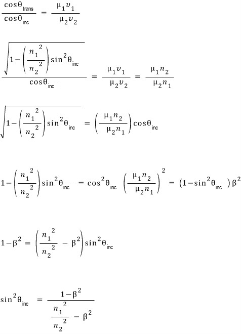 Equation from the original notes