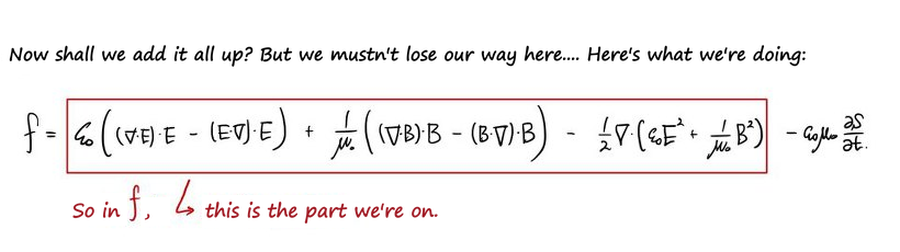 Where we are: the boxed part of f that we are rewriting