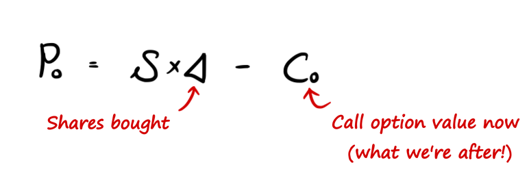 Equation from the original notes