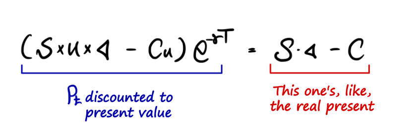 Equation from the original notes