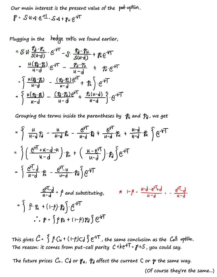 Equation from the original notes