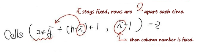 Equation from the original notes