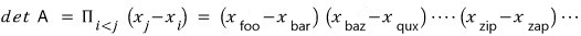 Equation from the original notes