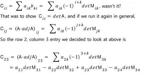 Equation from the original notes