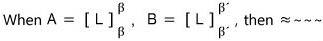 When A = the matrix of L in β and B = the matrix of L in β′, A and B are similar
