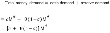 Equation from the original notes