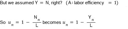 Equation from the original notes