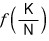 F\left( \frac{K}{N} \right)