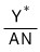 Y star over AN