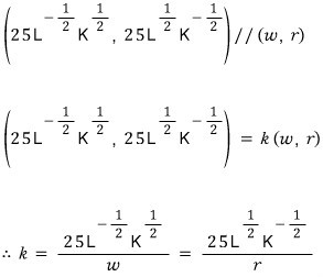 Equation from the original notes