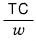 TC/w