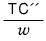TC''/w