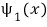 \psi_1(x)