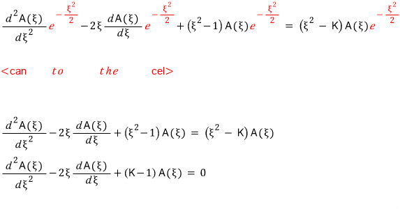 Equation from the original notes