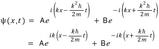 Equation from the original notes