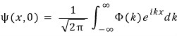 Equation from the original notes