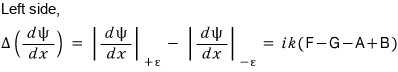 Equation from the original notes