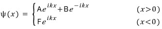 Equation from the original notes