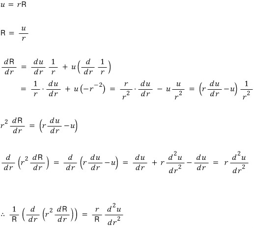 Equation from the original notes