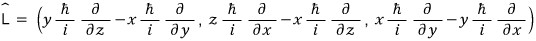 Historical differential-operator expansion of angular momentum; its preserved first-component typo is corrected in the adjacent TeX