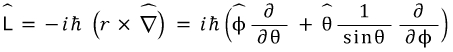 Angular-momentum vector in spherical coordinates with no radial derivative