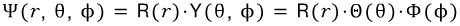 Hydrogen Hamiltonian relation identifying the angular differential operator