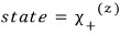 State after an ideal S z measurement yields the plus-hbar-over-two result