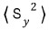 Expectation value of S y squared